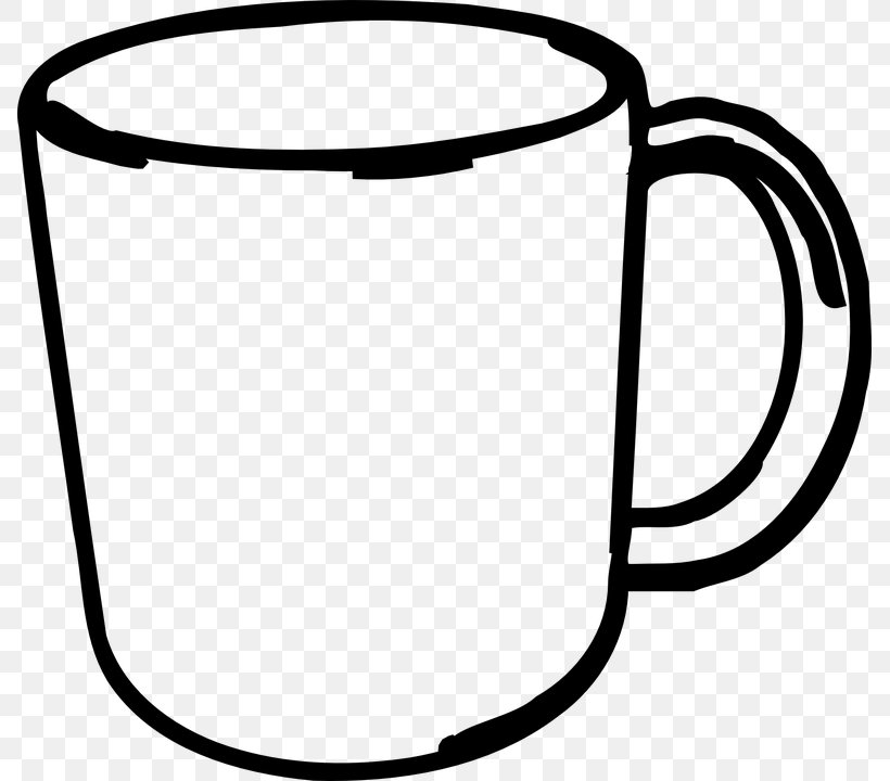 Mug Coffee Cup Clip Art, PNG, 787x720px, Mug, Area, Beer Glasses, Black, Black And White Download Free