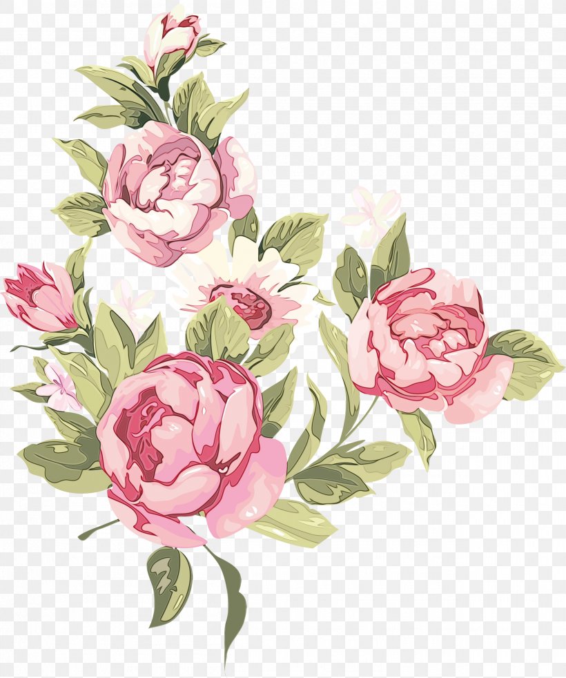 Watercolor Floral Background, PNG, 2505x3000px, Watercolor, Bodycon Dress, Bouquet, Cabbage Rose, Casual Wear Download Free