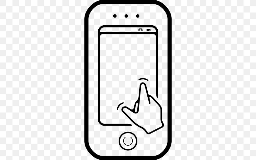 HTC One X Touchscreen Drawing Telephone, PNG, 512x512px, Htc One X, Area, Black And White, Drawing, Iphone Download Free