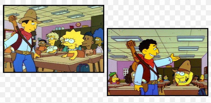 Lisa Simpson Mona Simpson Lisa's Substitute Cartoon Mr. Bergstrom, PNG, 1423x698px, Lisa Simpson, Art, Cartoon, Character, Comics Download Free