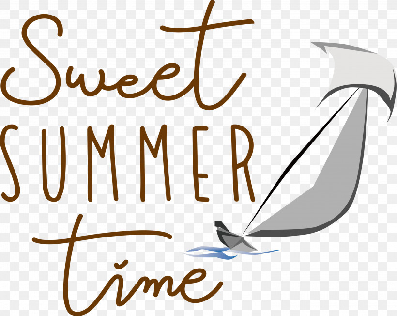 Sweet Summer Time Summer, PNG, 3000x2386px, Summer, Calligraphy, Geometry, Line, Logo Download Free