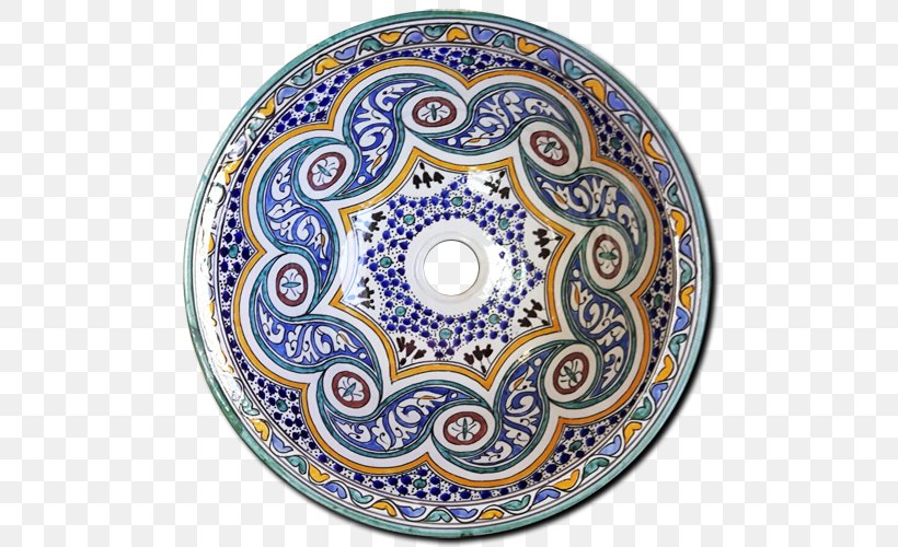 Ceramic Sink Morocco Arahal Tile, PNG, 500x500px, Ceramic, Arahal, Art, Blue And White Porcelain, Brenes Download Free