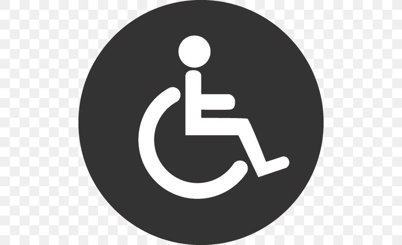 Disability International Symbol Of Access Wheelchair Accessibility Disabled Parking Permit, PNG, 500x500px, Disability, Accessibility, Ada Signs, Brand, Car Park Download Free