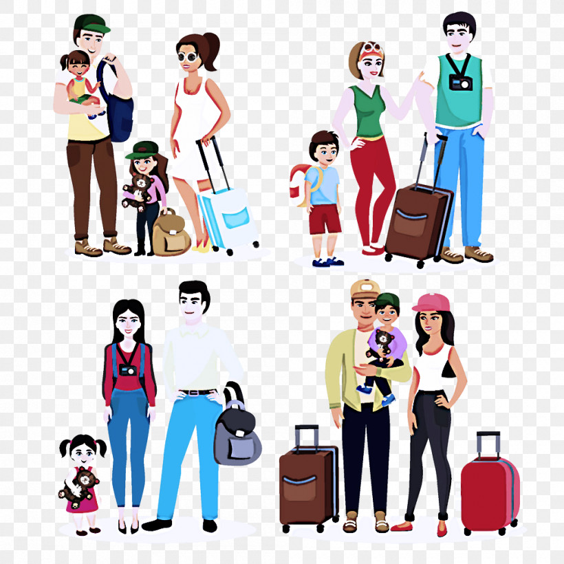 People Cartoon Standing Collage Style, PNG, 1000x1000px, People, Cartoon, Collage, Fashion Design, Standing Download Free