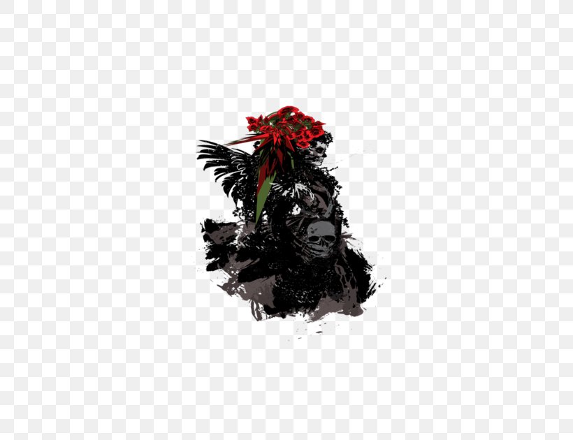 Rose Vampire Art Skull Flower, PNG, 630x630px, Watercolor, Cartoon, Flower, Frame, Heart Download Free