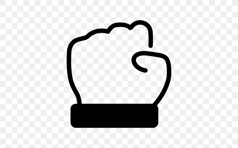 Fist Clip Art, PNG, 512x512px, Fist, Area, Black, Black And White, Drawing Download Free