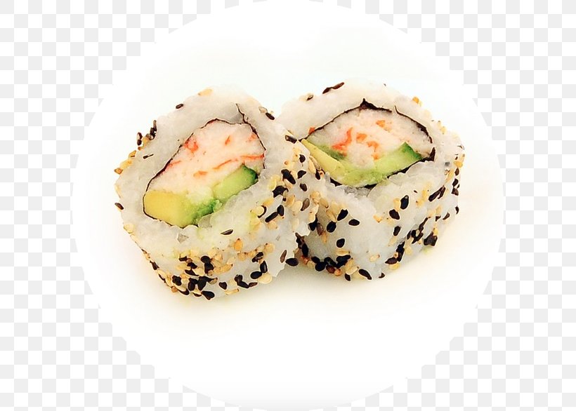 California Roll Sashimi Gimbap Sushi Japanese Cuisine, PNG, 614x586px, California Roll, Asian Cuisine, Asian Food, Comfort Food, Cuisine Download Free