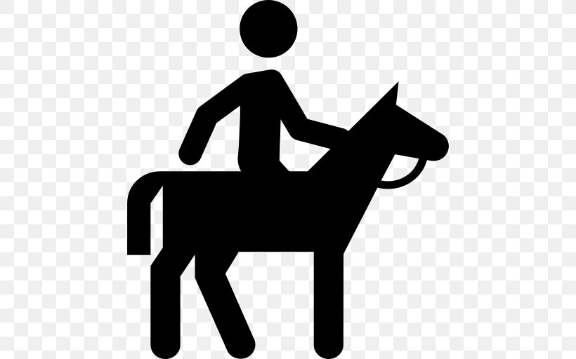 Horse&Rider Equestrian Clip Art, PNG, 512x512px, Horse, Black, Black And White, Campsite, Collection Download Free