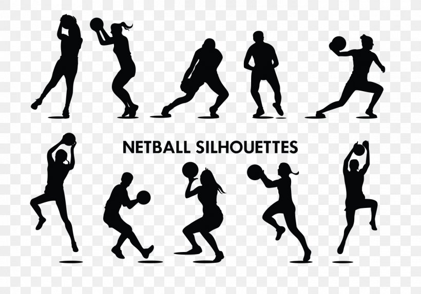Silhouette Netball Clip Art, PNG, 1400x980px, Silhouette, Arm, Ball, Choreography, Drawing Download Free