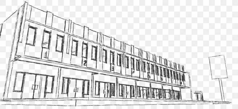 Architecture Jasa Site Plan Facade, PNG, 1600x734px, Architecture, Black And White, Building, Commercial Building, Elevation Download Free