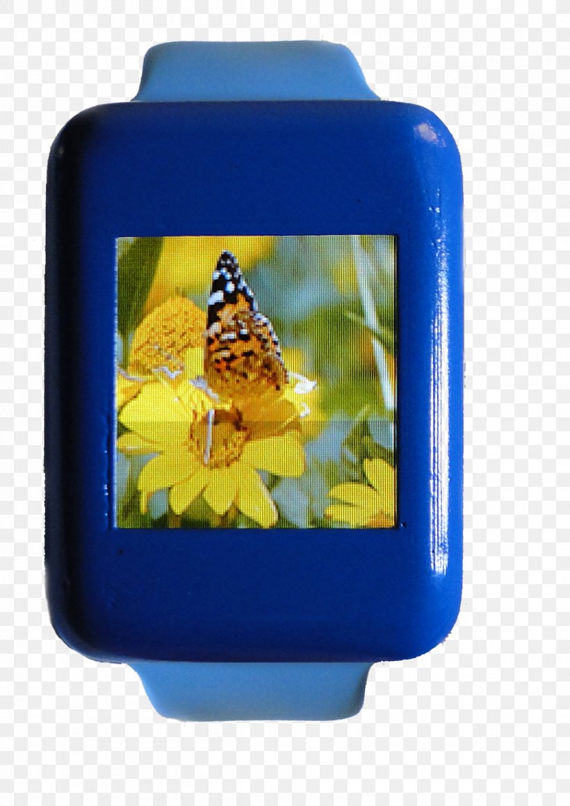 Arduino Wearable Technology Open-source Model Smartwatch, PNG, 2400x3394px, Arduino, Butterfly, Cobalt, Cobalt Blue, Education Download Free