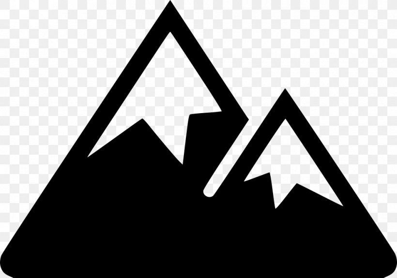 Mountain Skiing Ski Resort, PNG, 980x688px, Mountain, Area, Black, Black And White, Brand Download Free