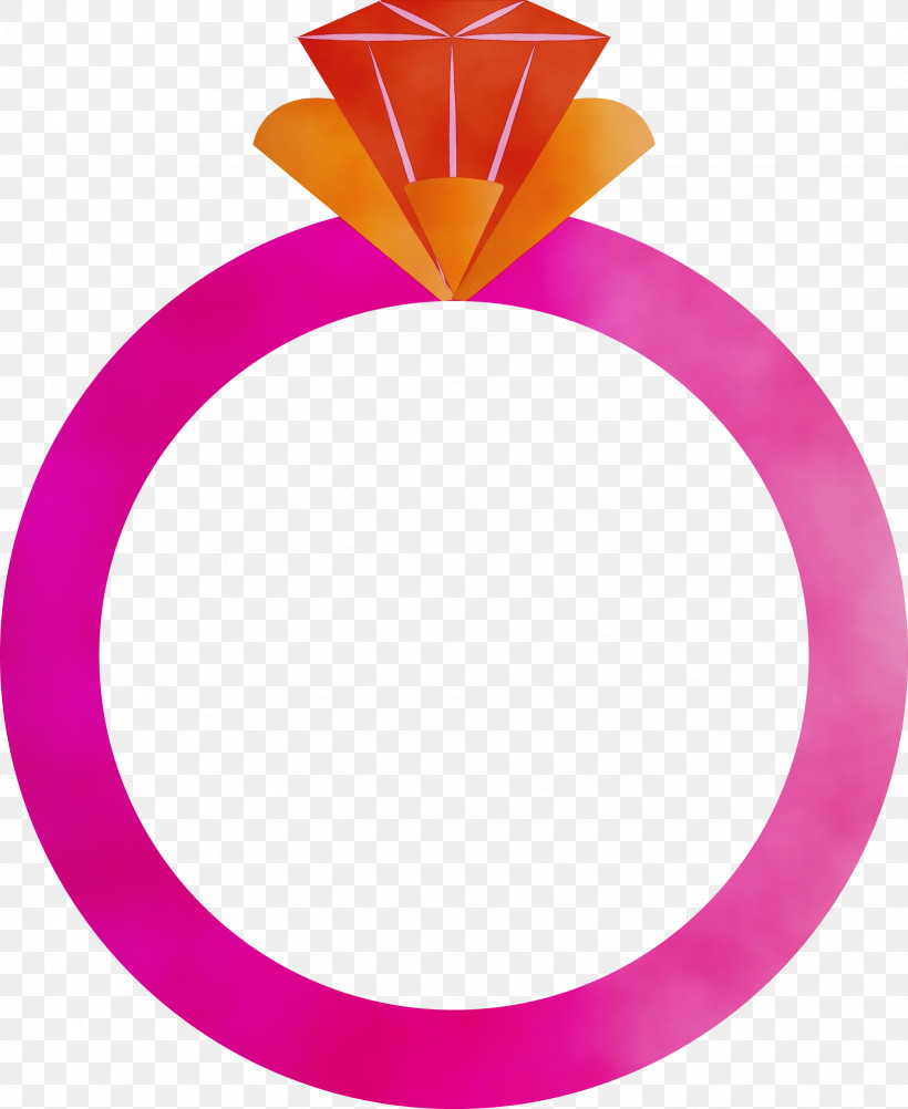 Pink Magenta Circle, PNG, 2454x3000px, Watercolor, Circle, Magenta, Paint, Pink Download Free