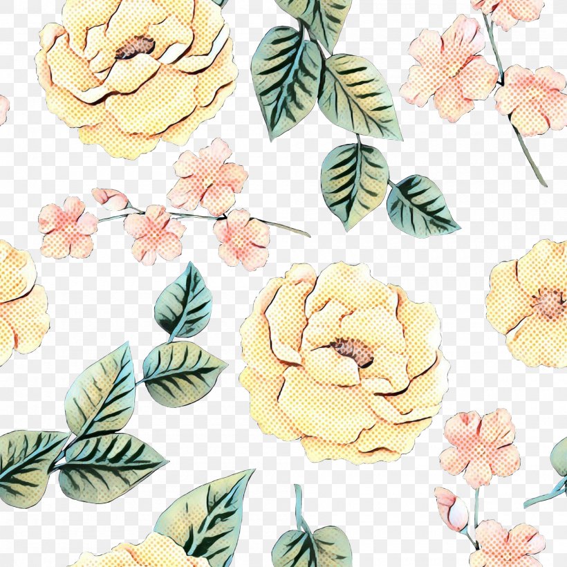 Floral Vintage, PNG, 2000x2000px, Pop Art, Floral Design, Flower, Leaf, Petal Download Free