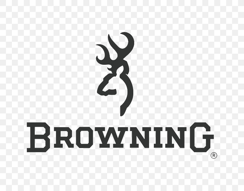 Browning Arms Company Fishing Hunting Angling Firearm, PNG, 640x640px, Browning Arms Company, Angling, Black And White, Brand, Browning Auto5 Download Free