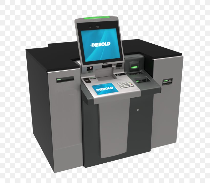 Diebold Nixdorf Automated Teller Machine Self-service Business Branch, PNG, 718x718px, Diebold Nixdorf, Automated Teller Machine, Bank, Branch, Business Download Free