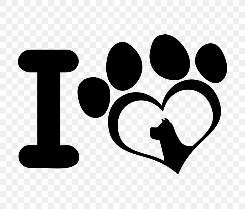 Dog Paw Clip Art, PNG, 700x700px, Dog, Black, Black And White, Drawing, Heart Download Free