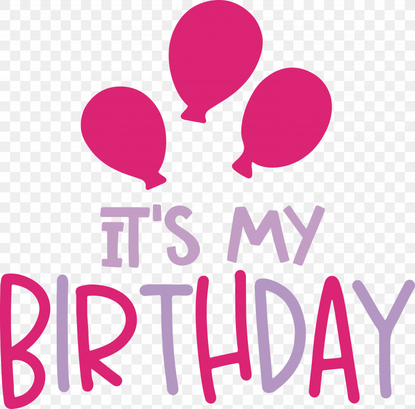 Birthday My Birthday, PNG, 3000x2957px, Birthday, Balloon, Logo, My Birthday, Text Download Free