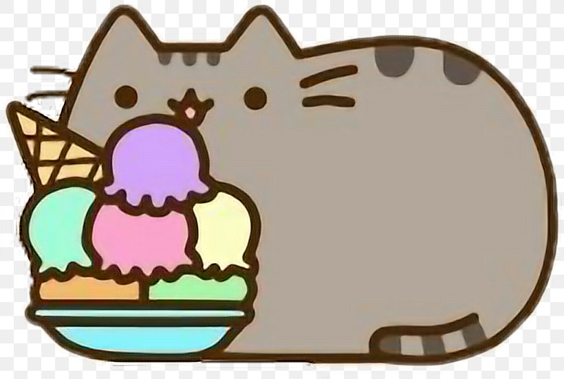 Cat Ice Cream Pusheen GIF Tenor, PNG, 820x552px, Cat, Area, Carnivoran, Cartoon, Cream Download Free