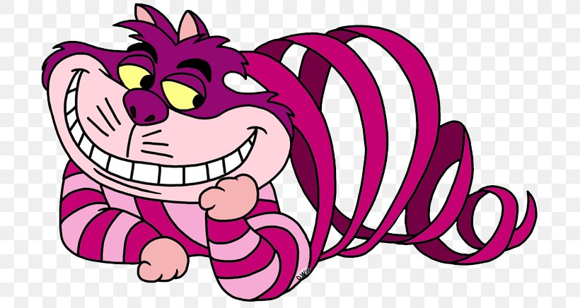Cheshire Cat Alice Clip Art, PNG, 712x436px, Watercolor, Cartoon, Flower, Frame, Heart Download Free