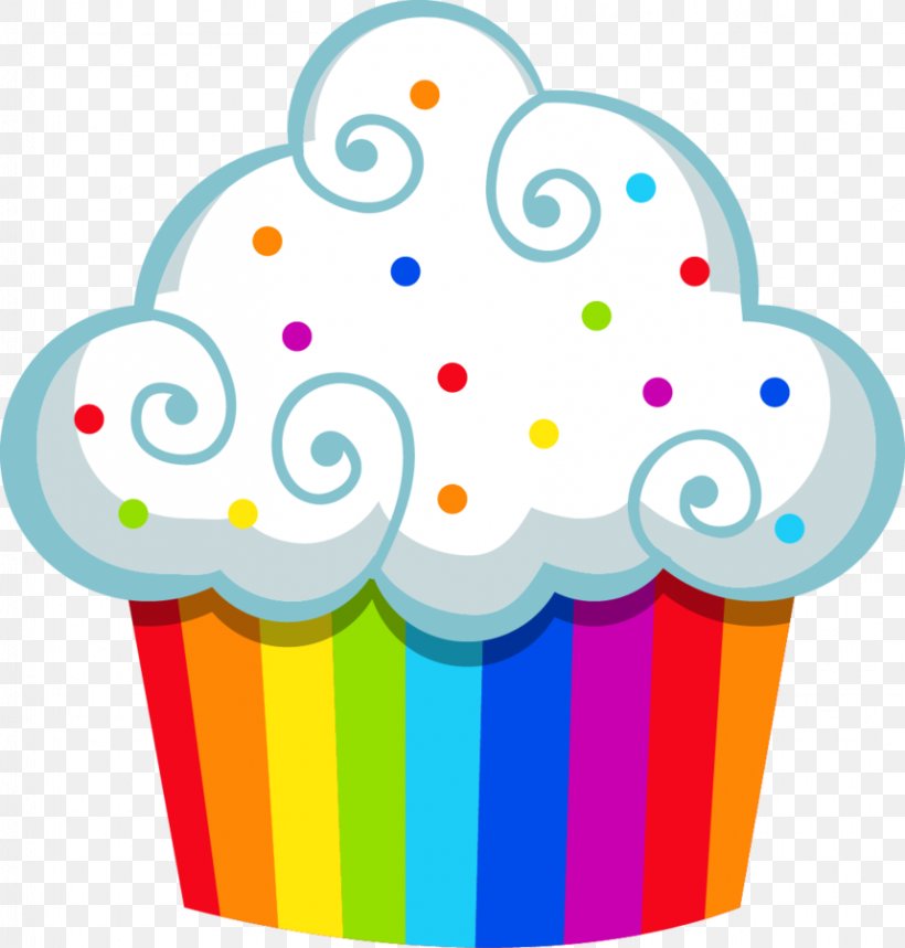 Cupcake Rainbow Cookie Birthday Cake Clip Art, PNG, 859x900px, Cupcake, Artwork, Baking Cup, Birthday Cake, Cake Download Free