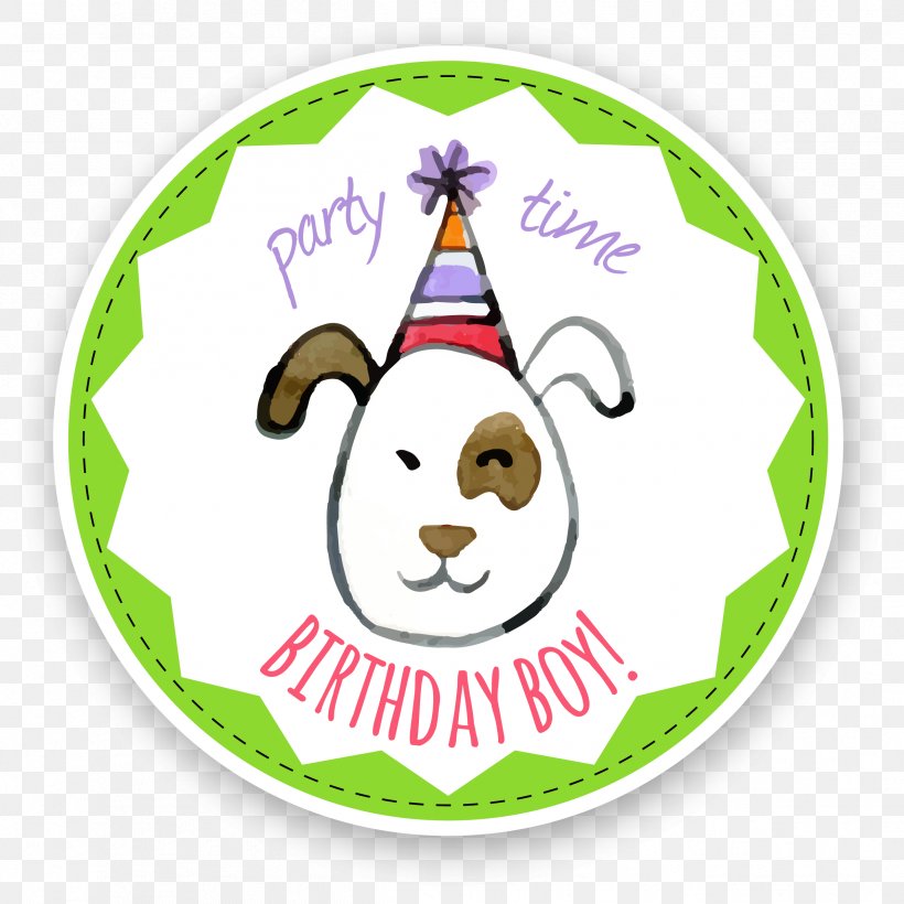 Dog Puppy Birthday Greeting Card Party, PNG, 2391x2391px, Dog, Area, Birthday, Birthday Card, Child Download Free