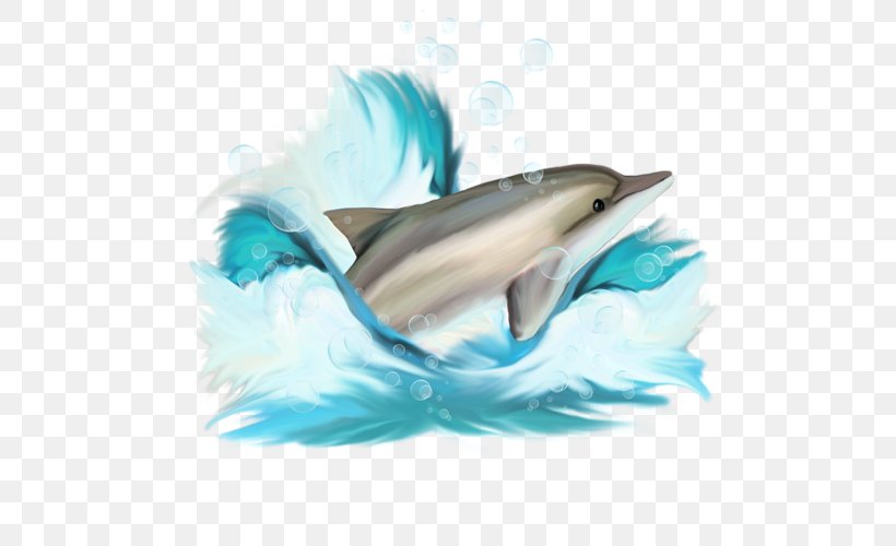 Dolphin Clip Art, PNG, 500x500px, Dolphin, Aqua, Beak, Blue, Centerblog Download Free
