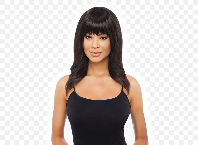 Lace Wig Black Hair Bangs Artificial Hair Integrations, PNG, 500x600px, Wig, Artificial Hair Integrations, Bangs, Black Hair, Bob Cut Download Free