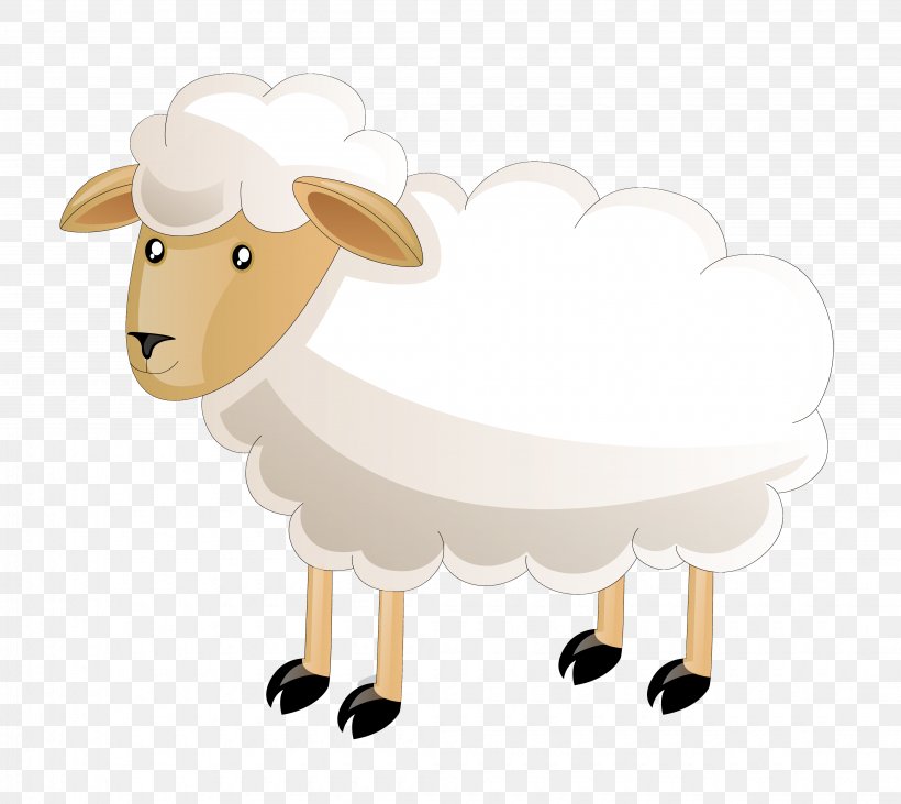 Sheep Cattle Clip Art, PNG, 4285x3825px, Sheep, Animal, Cartoon, Cattle, Cattle Like Mammal Download Free