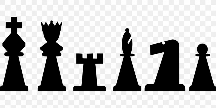 Chess Piece Queen Knight Clip Art, PNG, 960x480px, Chess, Black And White, Board Game, Brand, Brik Download Free