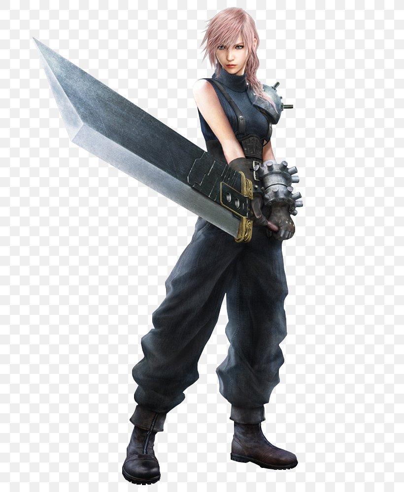 Lightning Returns: Final Fantasy XIII Final Fantasy XIII-2 Cloud Strife Final Fantasy VII, PNG, 750x1000px, Final Fantasy Xiii, Action Figure, Cloud Strife, Cold Weapon, Costume Download Free