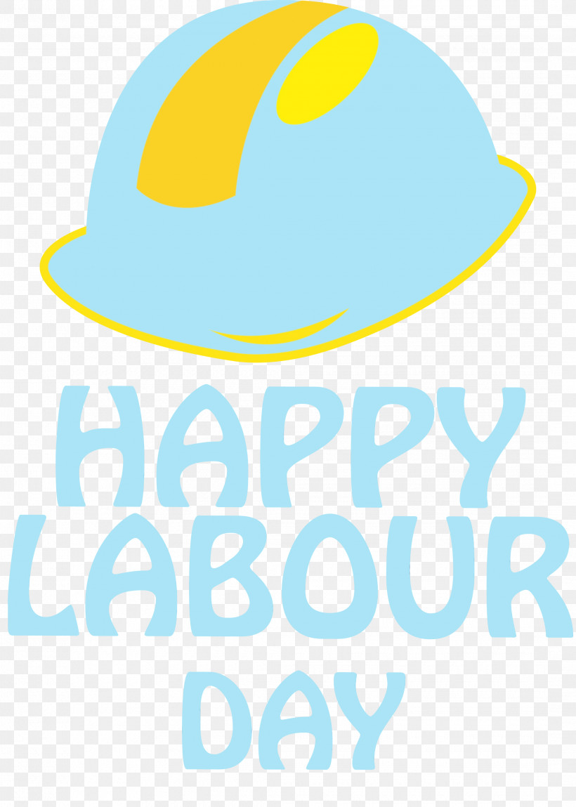 Logo Meter Yellow Headgear Line, PNG, 2140x3000px, Labour Day, Birthday, Headgear, Labor Day, Line Download Free