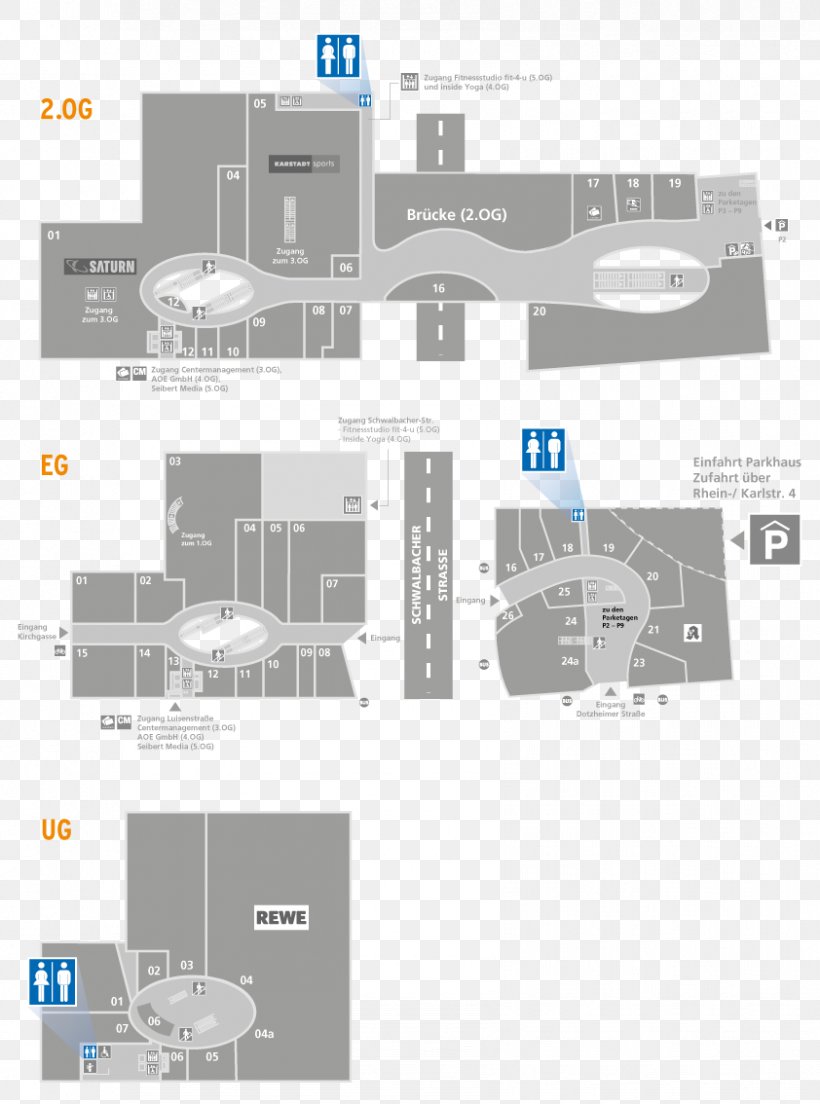 Parkhaus LuisenForum Lilien-Carré Site Plan Garage, PNG, 842x1134px, Site Plan, Brand, Diagram, Elevation, Engineering Download Free