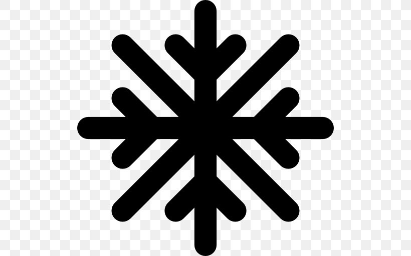 Snowflake Emoji, PNG, 512x512px, Snowflake, Black And White, Cold, Emoji, Hand Download Free