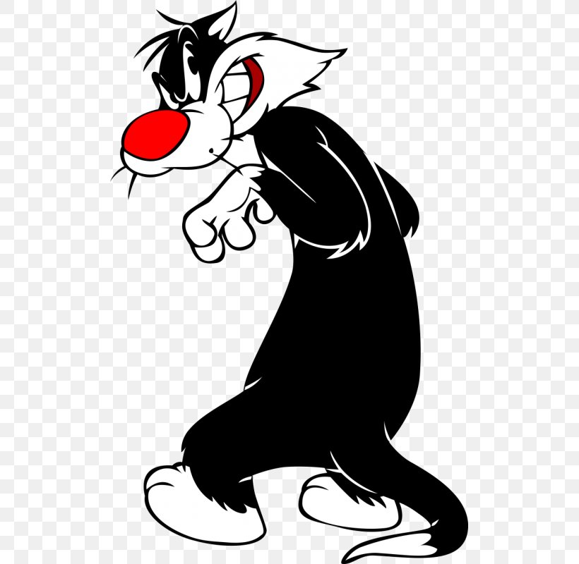 Sylvester Tweety Cat Looney Tunes Cartoon, PNG, 800x800px, Watercolor, Cartoon, Flower, Frame, Heart Download Free
