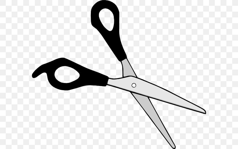 Comb Hair-cutting Shears Cutting Hair Clip Art, PNG, 600x514px, Comb, Barber, Beauty Parlour, Black And White, Cutting Hair Download Free