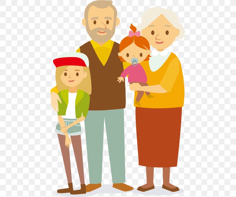 Family Shutterstock Grandparent Flat Design, PNG, 468x682px, Family, Art, Cartoon, Child, Communication Download Free