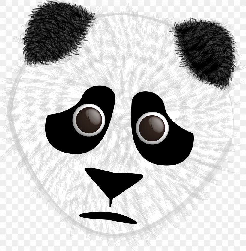 Giant Panda Bear Cuteness Clip Art, PNG, 2352x2400px, Giant Panda, Bear, Black And White, Cartoon, Child Download Free