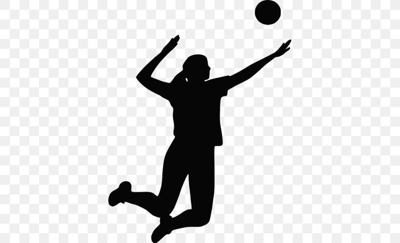 Inside Volleyball Silhouette Clip Art, PNG, 500x500px, Volleyball, Arm, Balance, Ball, Beach Volleyball Download Free