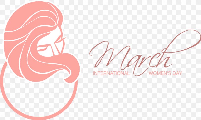 International Womens Day Woman March 8 Illustration, PNG, 954x572px, International Womens Day, Brand, Heart, Holiday, Logo Download Free