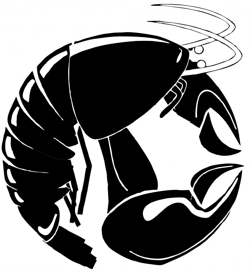 Lobster Magazine Seafood Logo, PNG, 2000x2153px, Lobster, Black, Black And White, Fictional Character, Headgear Download Free