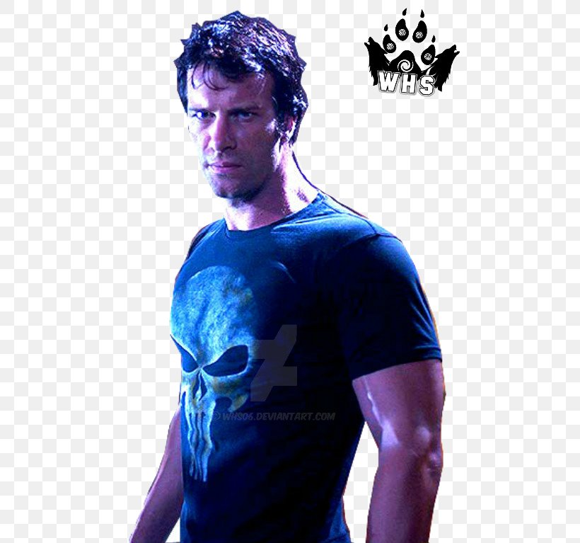 Thomas Jane T-shirt Punisher Shoulder Sleeveless Shirt, PNG, 499x767px, Watercolor, Cartoon, Flower, Frame, Heart Download Free