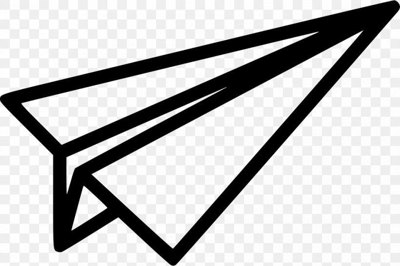 Paper Plane Transport, PNG, 980x654px, Paper, Airplane, Badge, Black, Black And White Download Free