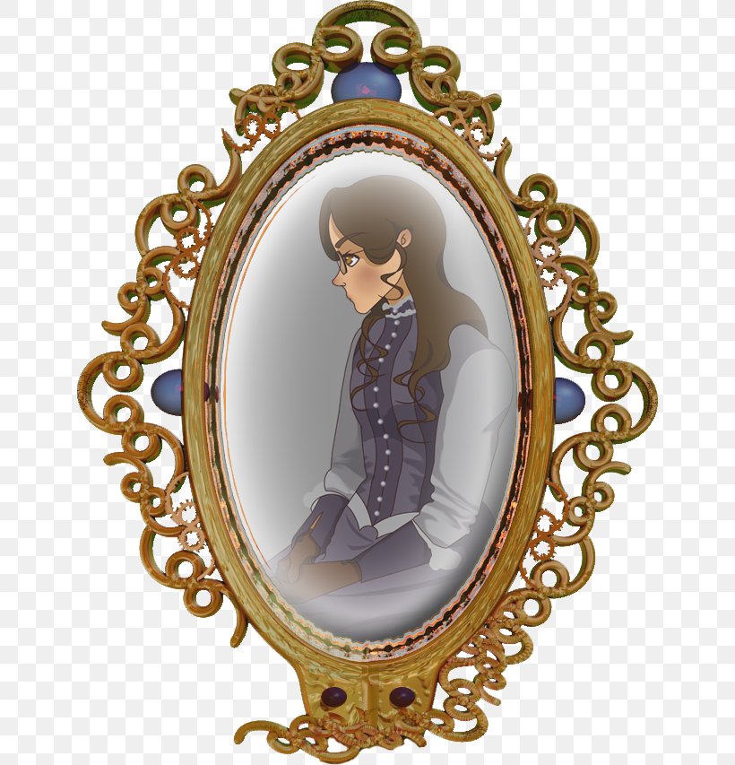 A Winter's Promise La Passe-Miroir Character Picture Frames, PNG, 650x853px, La Passemiroir, Character, Jewellery, Jungle Cat, Oval Download Free