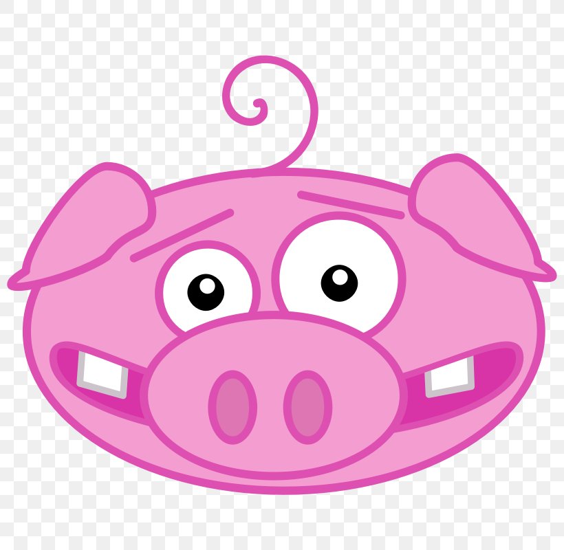 Domestic Pig Free Content Clip Art, PNG, 800x800px, Domestic Pig, Area, Cartoon, Cuteness, Drawing Download Free