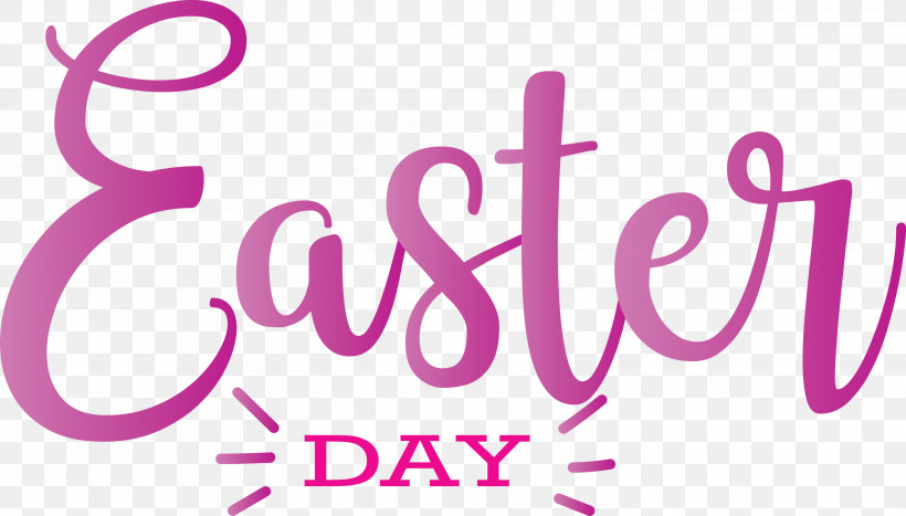 Easter Day Happy Easter Day, PNG, 3000x1711px, Easter Day, Happy Easter Day, Line, Logo, Magenta Download Free