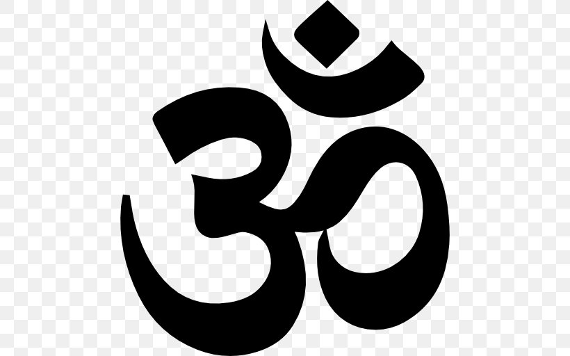 Om Symbol Upanishads Hinduism Wall Decal, PNG, 512x512px, Symbol, Area, Artwork, Black And White, Brand Download Free