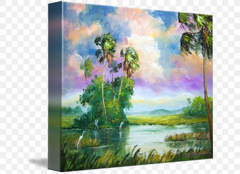 Watercolor Painting Gallery Wrap Acrylic Paint, PNG, 650x594px, Painting, Acrylic Paint, Art, Artwork, Bank Download Free