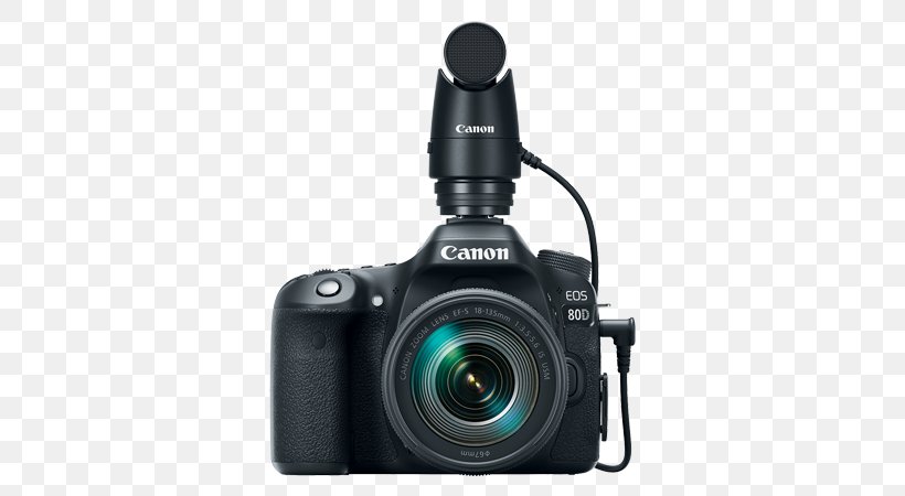 Canon EOS 80D Microphone Canon DM E1 Mirrorless Interchangeable-lens Camera, PNG, 675x450px, Canon Eos 80d, Camera, Camera Accessory, Camera Lens, Cameras Optics Download Free