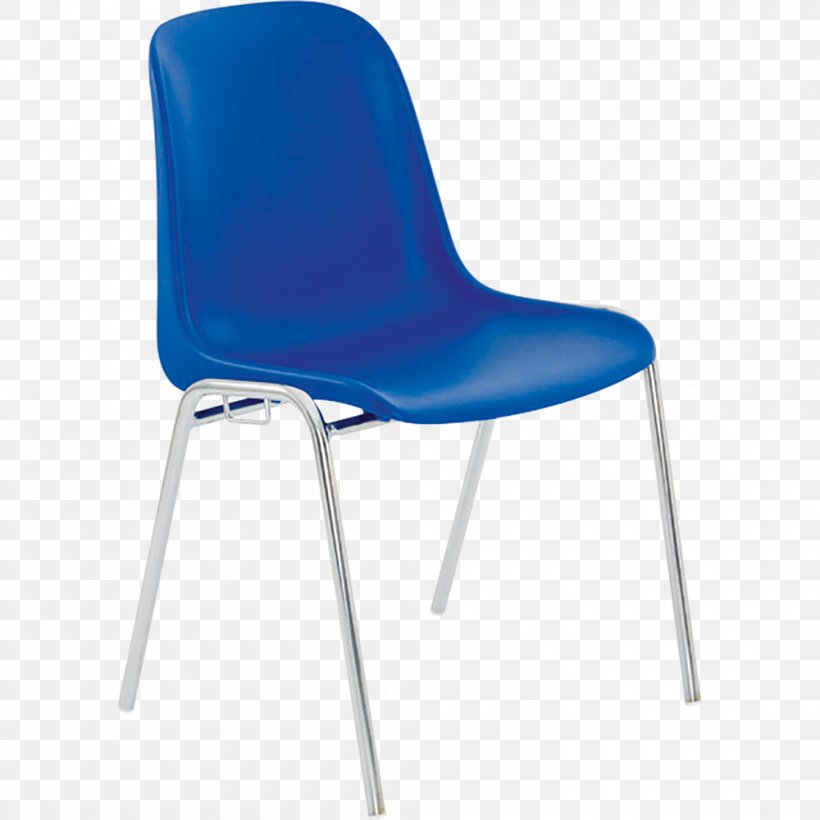 Chair Table Plastic Fauteuil Chaise Longue, PNG, 1000x1000px, Chair, Armrest, Assise, Chaise Longue, Cobalt Blue Download Free